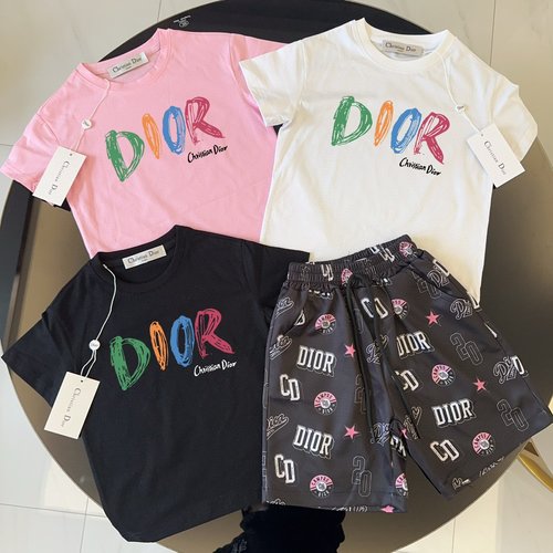 Dior High-end Kids Cotton Set for Boys & Girls Stylish & Comfortable 