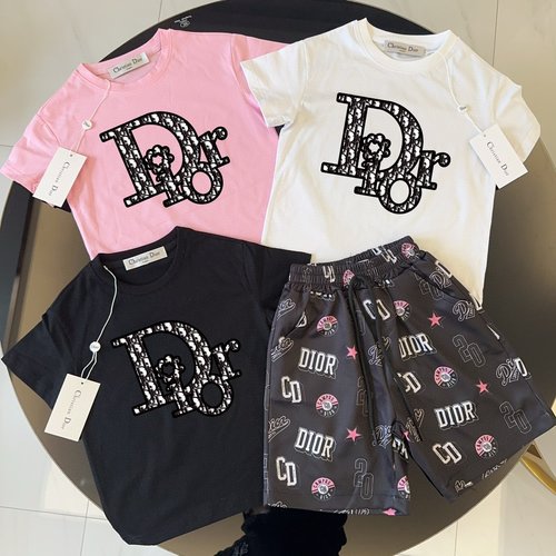 Dior High-End Kids Cotton Set (Boys & Girls) Comfortable & Stylish 