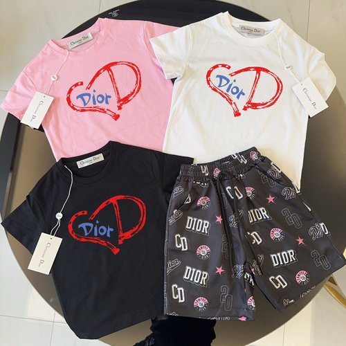 Dior Kids Premium Cotton Outfit Set for Boys & Girls
