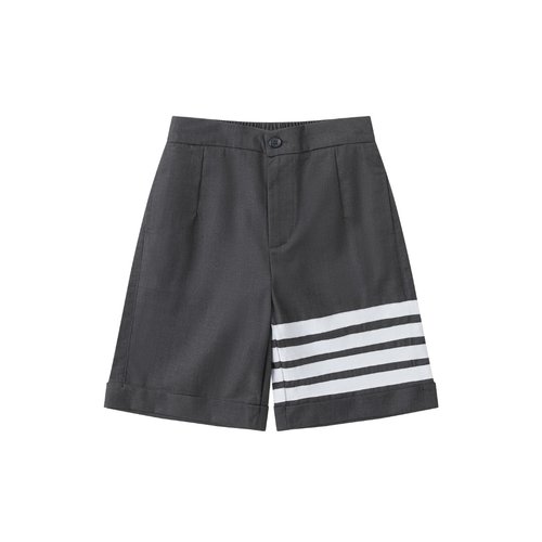 Thom Bn Boys Color-Block Suit Shorts with 4 Stripes 