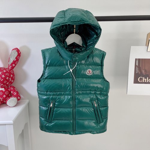 Moncler High-End Kids 90 Goose Down Jacket Slim Fit Detachable Hood 