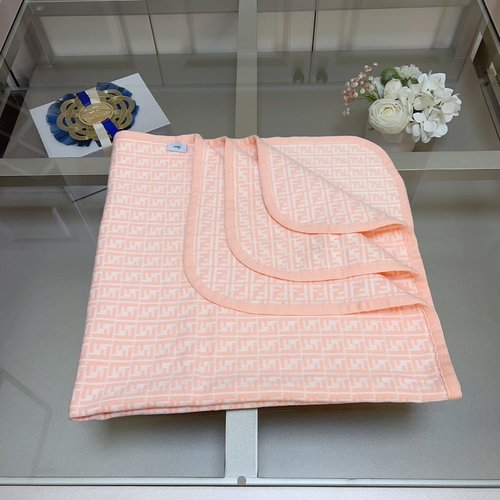 Fendi Baby Onesie & Swaddle Set Knit Fabric Stylish