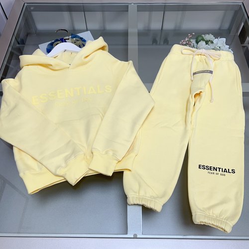 Essentials Unisex Kids Fleece Set - Graphic Cotton 