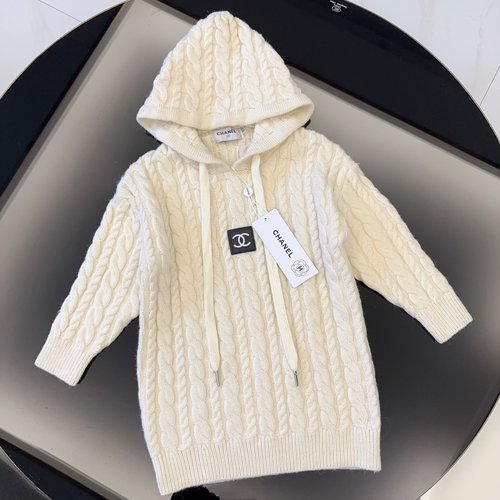 Chanel Stylish Comfortable Girls Knit Sweater Dress