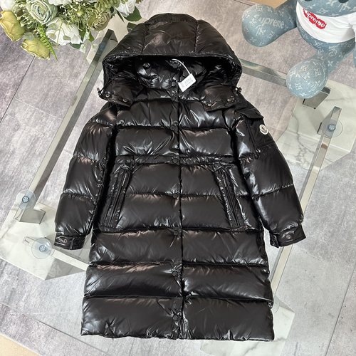 Moncler Girls Extended Goose Down Jacket 