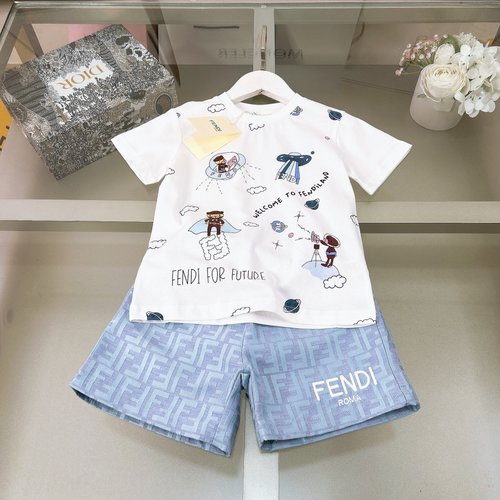 Fendi Kids Unisex Cotton Set - Comfortable & Stylish 