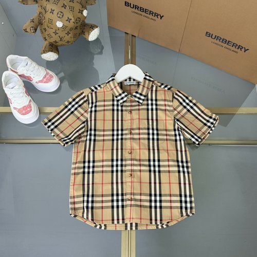 Burberry Kids Plaid Cotton Shirt Comfortable & Stylish 