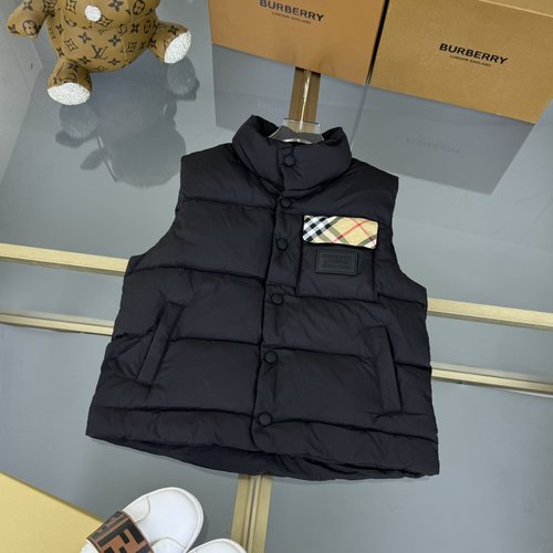 Burberry High-End Unisex Kids Down Vest - Comfortable & Stylish