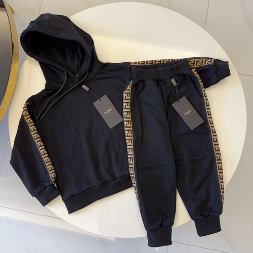 Fendi Premium Unisex Kids Set, 100 Cotton, Comfortable & Stylish