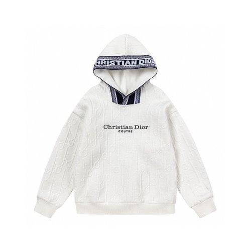 Dior Unisex Kids Thick Jacquard Fleece Set