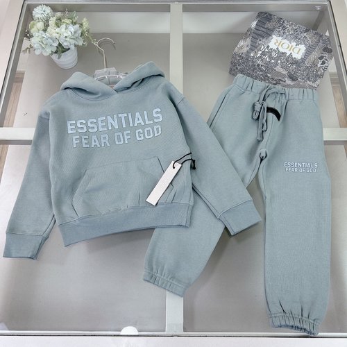 Essentials Kids Fleece Lined Set, Unisex, Cotton, Front Graphic, Comfortable & Stylish