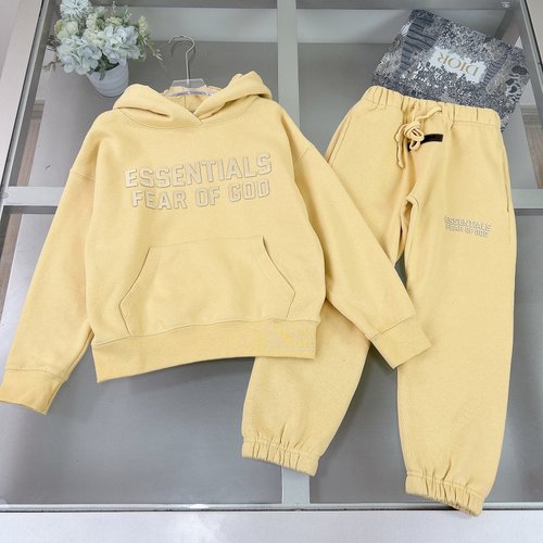 Essentials Premium Kids Fleece Lined Set, Cotton, Graphic Front 