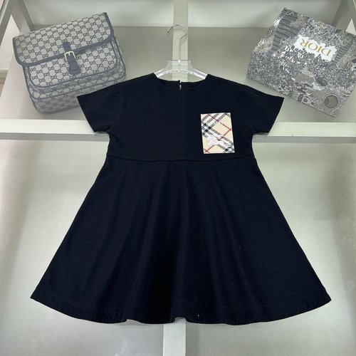 Burberry Girls Premium Cotton Knit Dress Comfortable & Stylish 