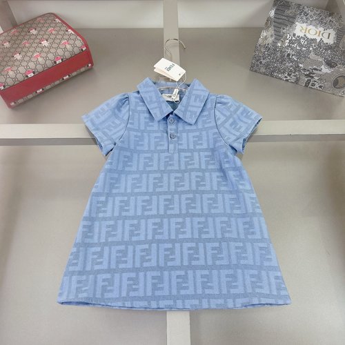 Fendi Girls Premium Cotton Dress 