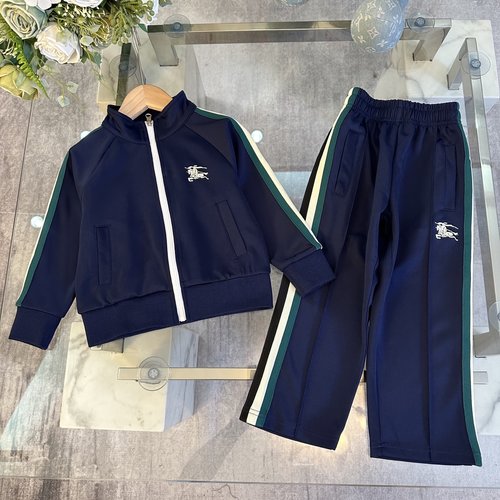 Burberry Kids Tracksuits Boys Girls Custom Fabric Comfortable Stylish 