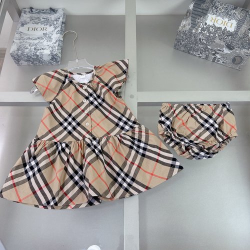 Burberry Toddler Girls Plaid Dress & Panty Set