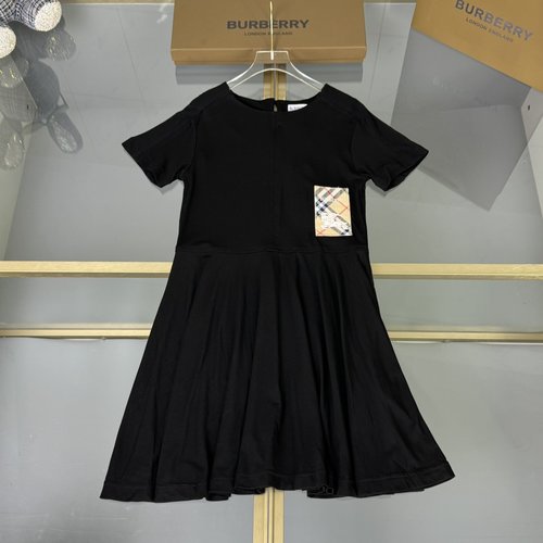 Burberry Girls Premium Cotton Knit Dress Comfortable Stylish