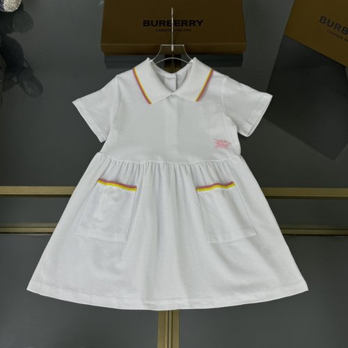 Burberry Girls Cotton Polo Dress, Comfortable & Stylish