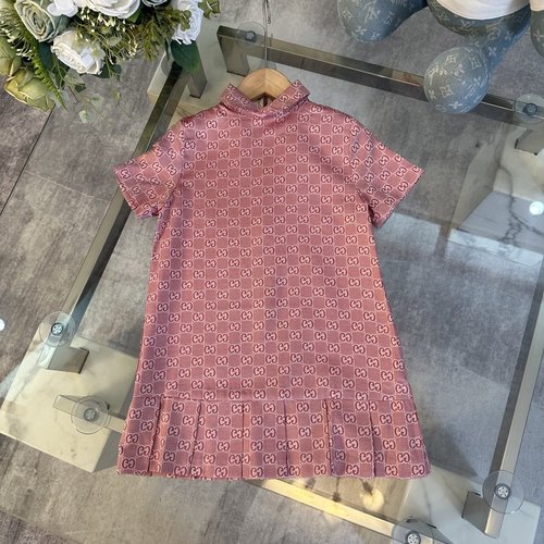Gucci Girls Pleated Dress 
