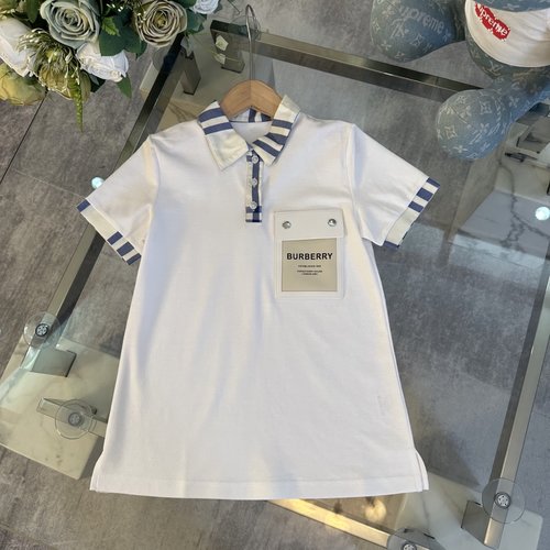 Burberry Girls Premium Piqué Dress - Single Layer, Comfortable Stylish