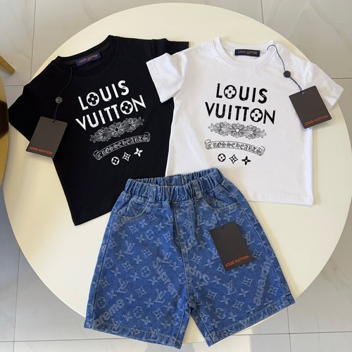 LV Premium Kids Unisex Set, 100 Cotton, Comfortable & Stylish