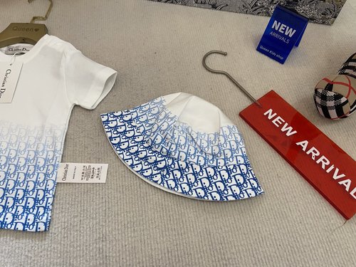 Dior Reversible Fisherman Hat for Toddler/Infant Boys & Girls Vacation Must-Have