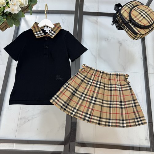Burberry Girls Cotton Polo Dress Set - Comfortable & Stylish