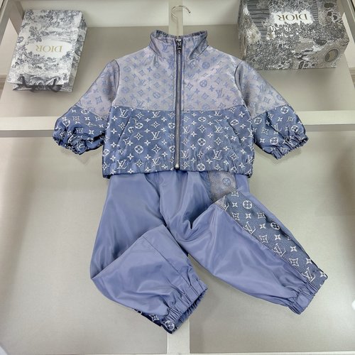 LV Premium Unisex Kids Outfit Set, Polyester & Cotton Lined, Stylish & Comfortable