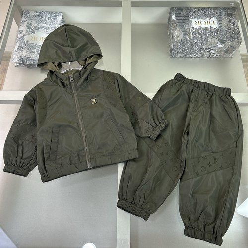 LV Kids Premium Unisex Outfit Set (Polyester Outer, Cotton Lined)