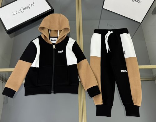 Boss Kids Premium Unisex Cotton Logo Contrast Set