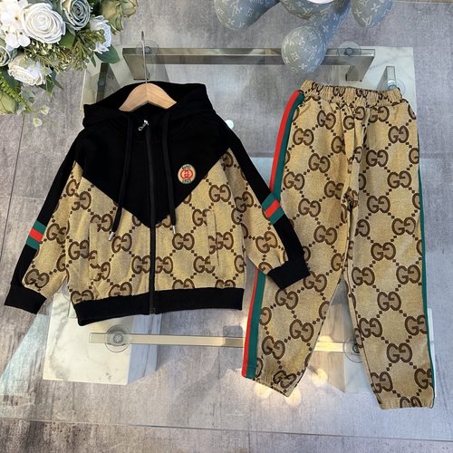 Gucci Unisex Kids Cotton Set Comfortable & Stylish
