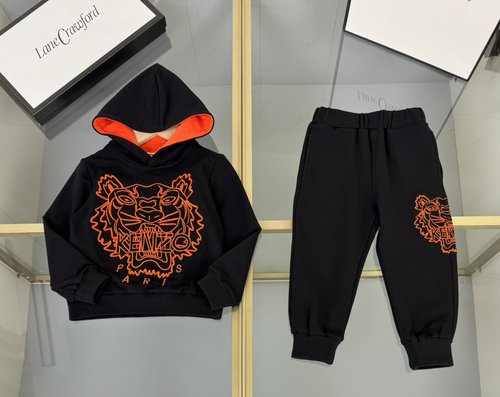 Kenzo Kids 2-piece Set with Imported Odeur Cotton & Embroidery 