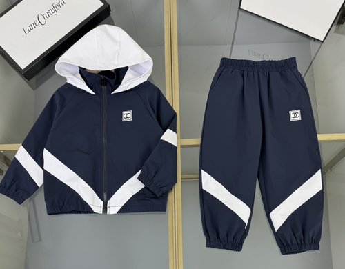Chanel High-End Kids Color-Blocked Woven Set (Boys & Girls)