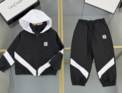 Chanel Unisex Kids High-End Contrast Woven Set 