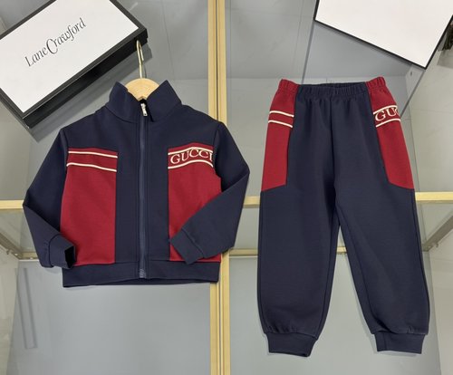 Gucci Unisex Kids High-End Cotton Set, Comfortable & Stylish