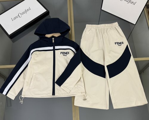 Fendi Premium Unisex Kids Co-ord Set 