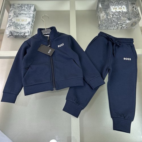 Boss Boys & Girls Cotton Sets with Classic Logo, Comfy & Stylish 