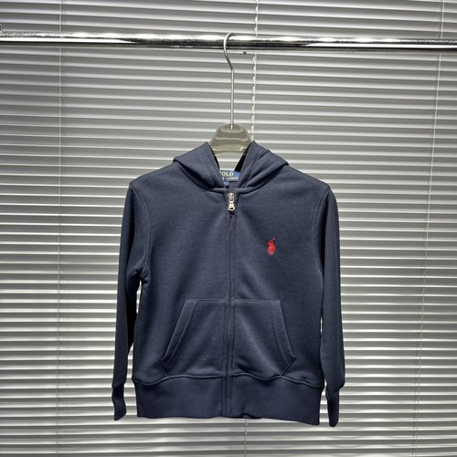 Polo Ralph Lauren Unisex Kids Comfortable Stylish Cotton Terry Coat