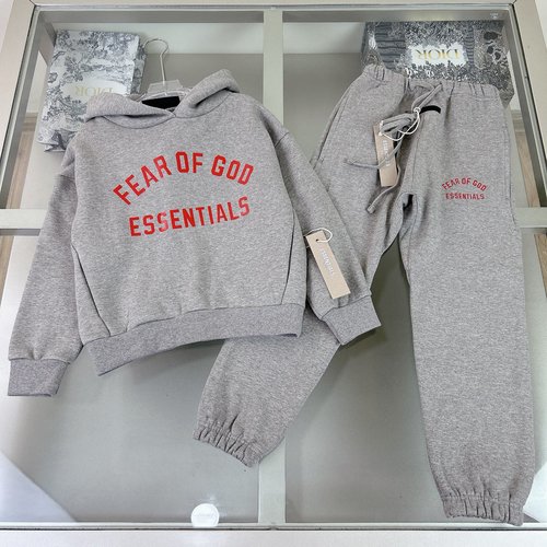Essentials Kids Premium Graphic Hoodie & Sweatpants Set