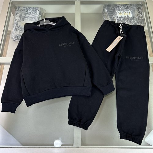 Essentials Unisex Kids Graphic Hoodie Set, Comfortable & Stylish