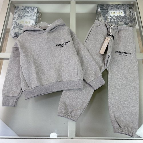Essentials Unisex Kids High-End Hoodie Set, Loose Graphic Stylish Comfortable