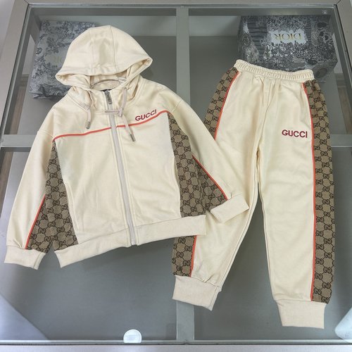 Gucci Kids Classic Logo Print Cotton Set