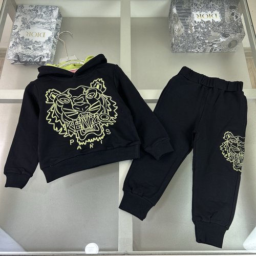 Kenzo Kids Boys & Girls Set Imported Cotton Piqué Exquisite Embroidery