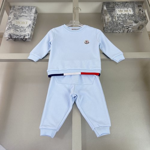 Moncler High-Quality Unisex Kids 100 Cotton Romper Set 
