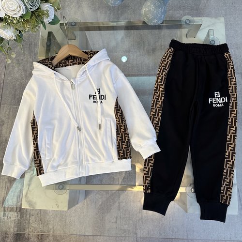 Fendi Premium Kids Cotton Matching Set, Comfy & Stylish 