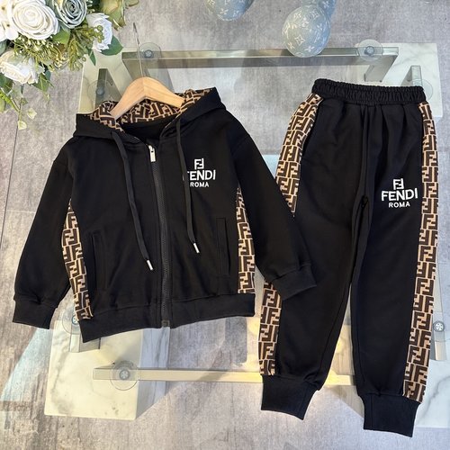 Fendi Premium Kids Cotton Set - Comfy & Stylish