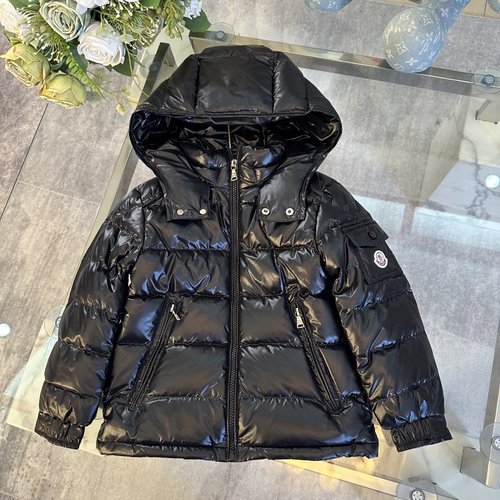 Moncler Kids Premium Down Jacket 90 Goose Down Removable Hood Windproof Stylish