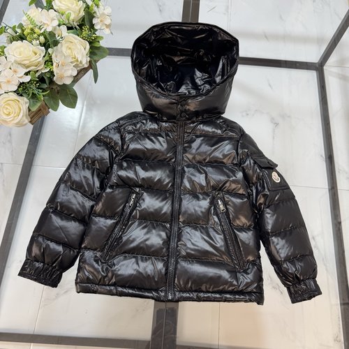 Moncler Unisex Kids 90 own Jacket Detachable Hood Logo 