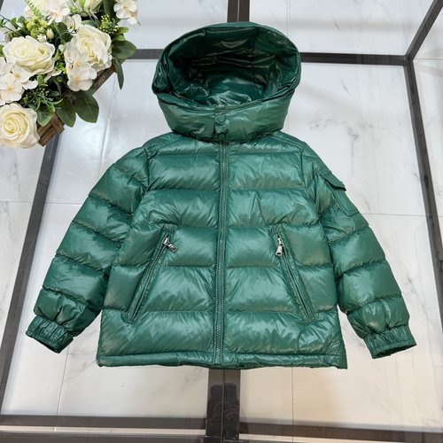 Moncler Kids 90 Goose Down Jacket Detachable Hood Windproof