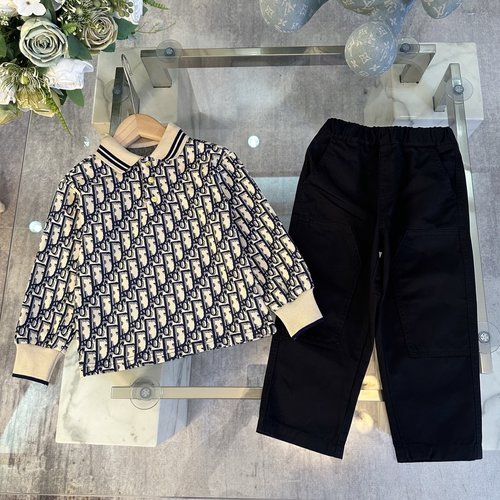 Dior Boys Premium Cotton Kids Outfit - Comfortable & Stylish 